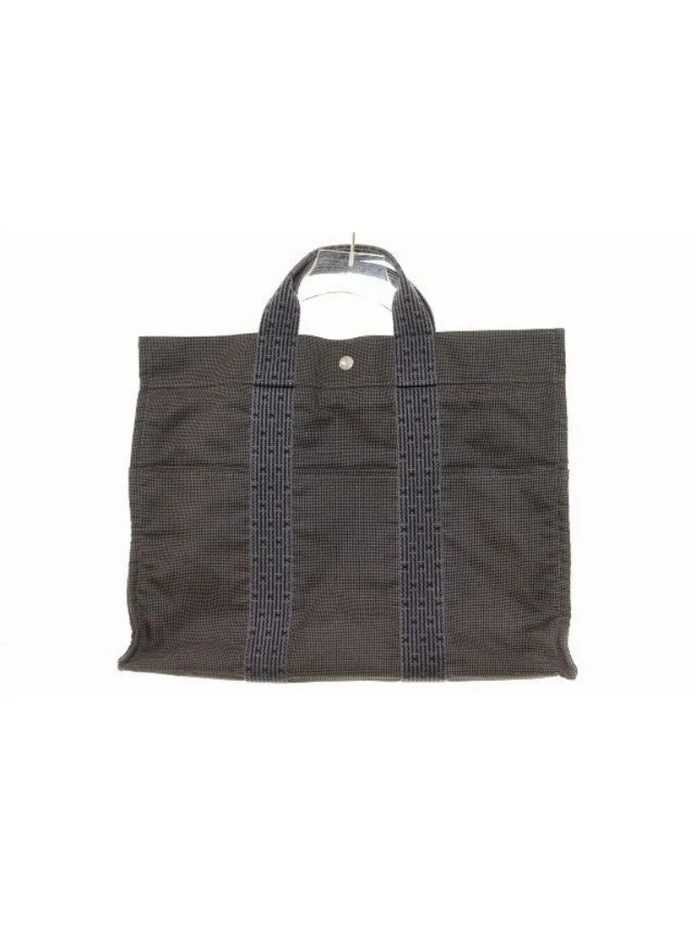 Hermes Her Line MM Tote Canvas Gray